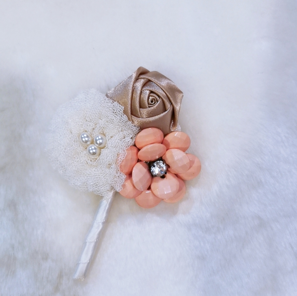 Handmade Flowers brooch